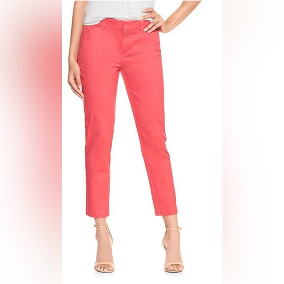 Khakis by Gap Slim City Rose Bush Chino Pant Women’s size 4 NWT - Picture 1 of 12